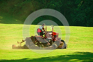 Golf Course Mowing photo