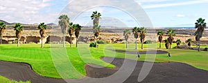 Golf course panorama