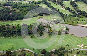 Golf Course Photography In A Cloudy Day