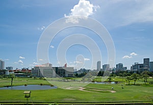 The golf course at Royal Bangkok Sports Club