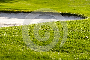 Golf Course Sand Bunker