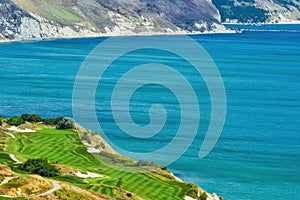 Golf Course on the Sea Shore