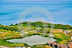 Golf Course on the Sea Shore