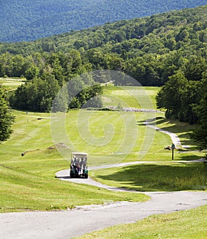 Golf Course in the summer photo