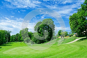 Golf course in Sweden