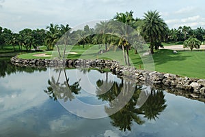 Golf course in Thailand
