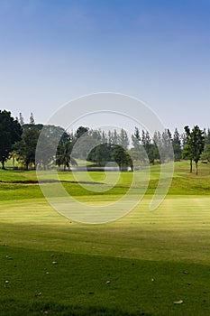 Golf course in thailand