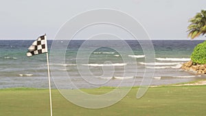 Golf course tropical island sports recreation