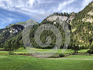 Golf Course Ybrig or Golfplatz Ybrig Golf Club Ybrig, Schweiz, Studen - Canton of Schwyz, Switzerland