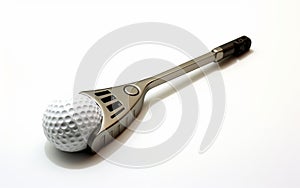 Golf Divot Repair Tool on White
