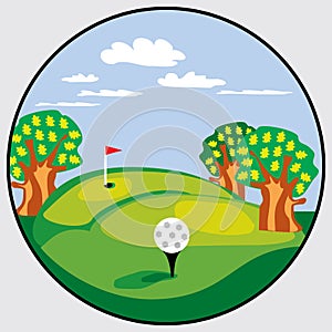 Golf emblem