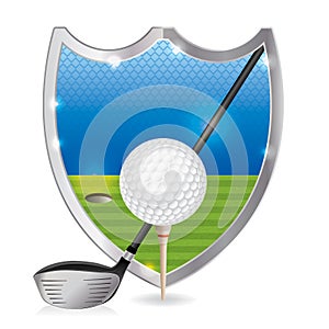 Golf Emblem Illustration