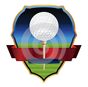 Golf Emblem Illustration