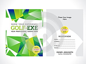 Golf flyer template