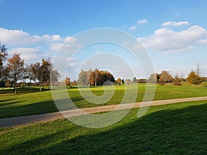 Golf Golf Course fairways and greens