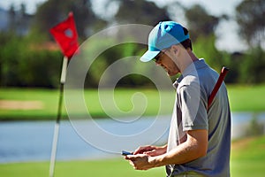 Golf gps device