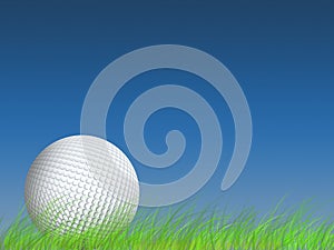 Golf, grass, background, ground, shot, scene, ball, golf ball