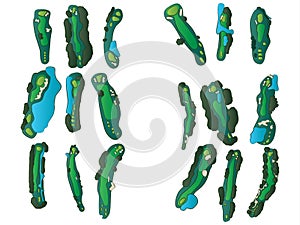 Golf Hole Layouts