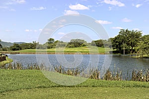Golf Hole Panorama