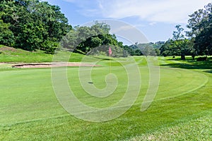 Golf Hole Green Dogleg Scenic Course photo