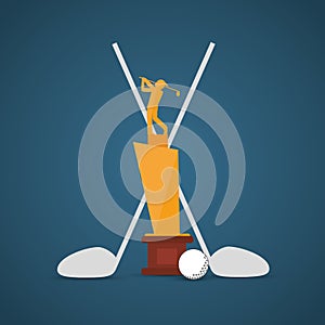 Golf icon design