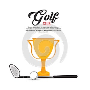 Golf icon design