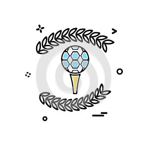 Golf icon design vector