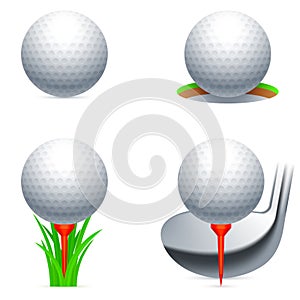 Golf icons.