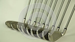 Golf iron isolated on white