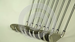 Golf iron isolated on white