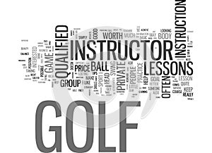 Are Golf Lessons Worth The Price Word Cloud