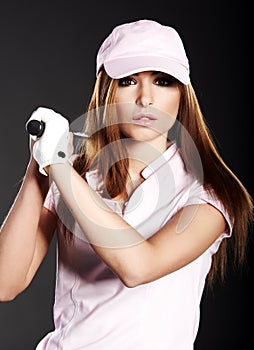 Golf Player Woman.