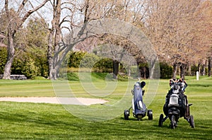 Golf pull carts