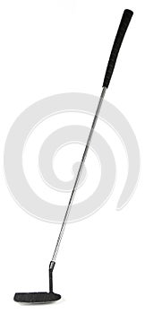 Golf Putter on White background photo