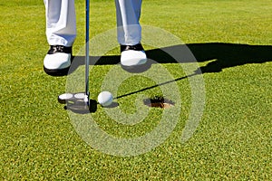 Golf: putting green photo