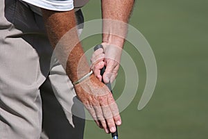 Golf putting grip special