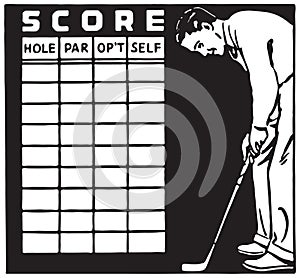 Golf Score Card