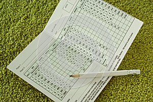 Golf Score Card