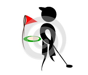 Golf Silhouettes Vector