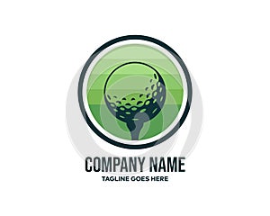 Golf Sport Logo Design Template