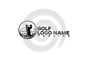 Golf Sports Logo Designs Concept