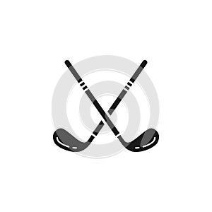 Golf stick icon vector illustration