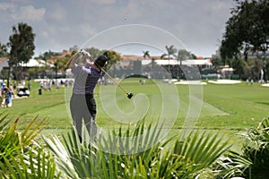 Golf swing at doral, miami