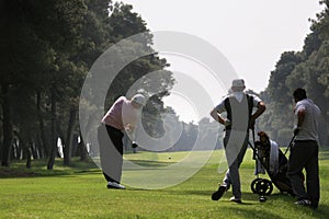 Golf swing in riva dei tessali