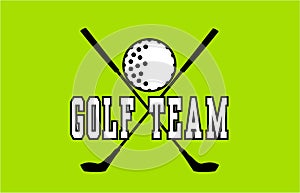 Golf Team Label