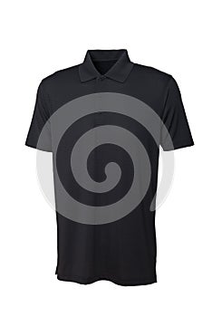 Golf tee shirt black color for man or woman