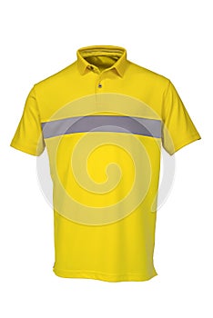 Golf teeshirt yellow color for man or woman