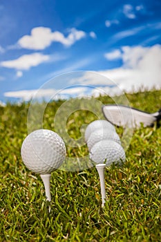 Golf theme with vivid colors