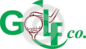 Golf tournament logo vector EPS format