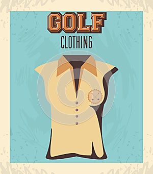 Golf uniform femenine shirt